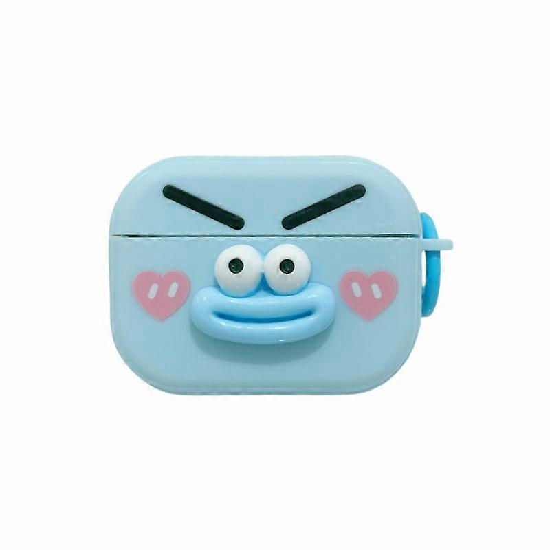 Fresh 3D Emoticon Pattern Skin Feel Earbuds Box PC Case