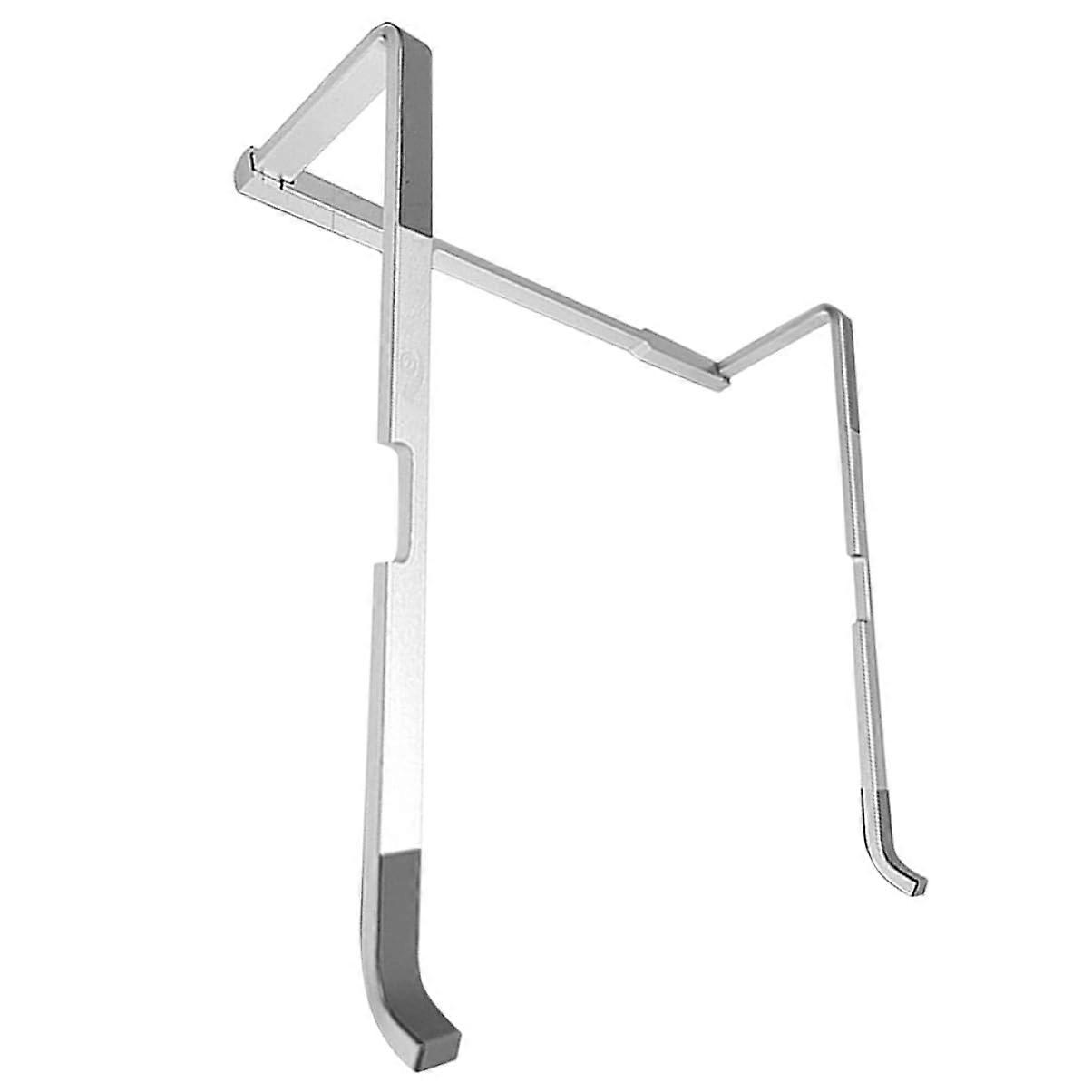 Laptop Stand for Desk Adjustable Height NonSlip Pads Airflow Ergonomic Viewing Easy Assembly Computer Stand Laptop Silver