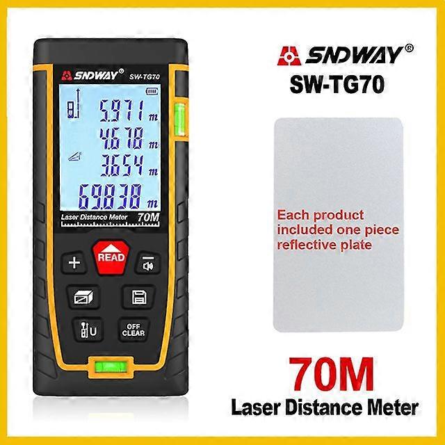 SNDWAY Laser Rangefinder Range Finder Laser Distance Meter Range Measuring Tape Hand Tool Device