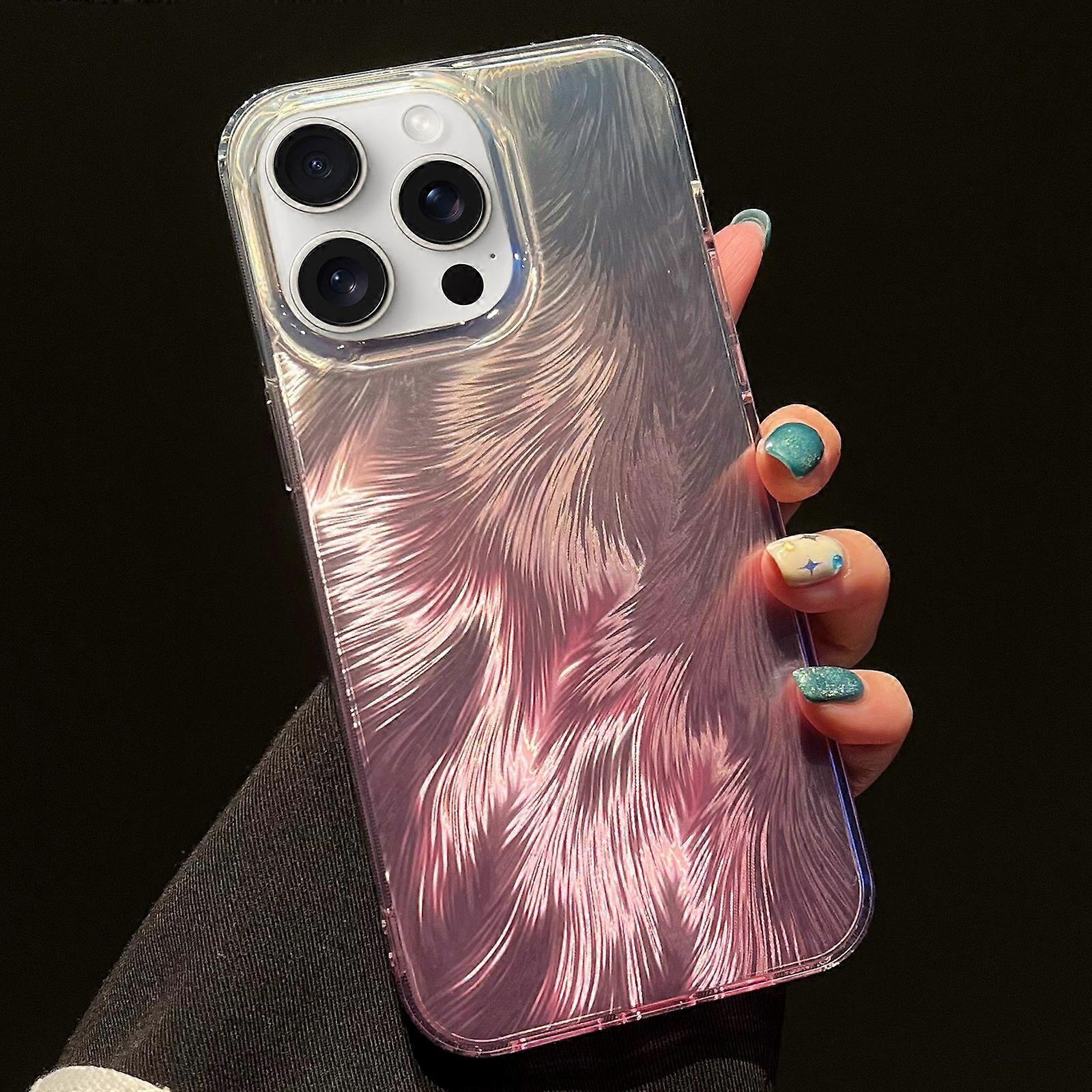 Foxtail Bronzing Laser Gradient Phone Case