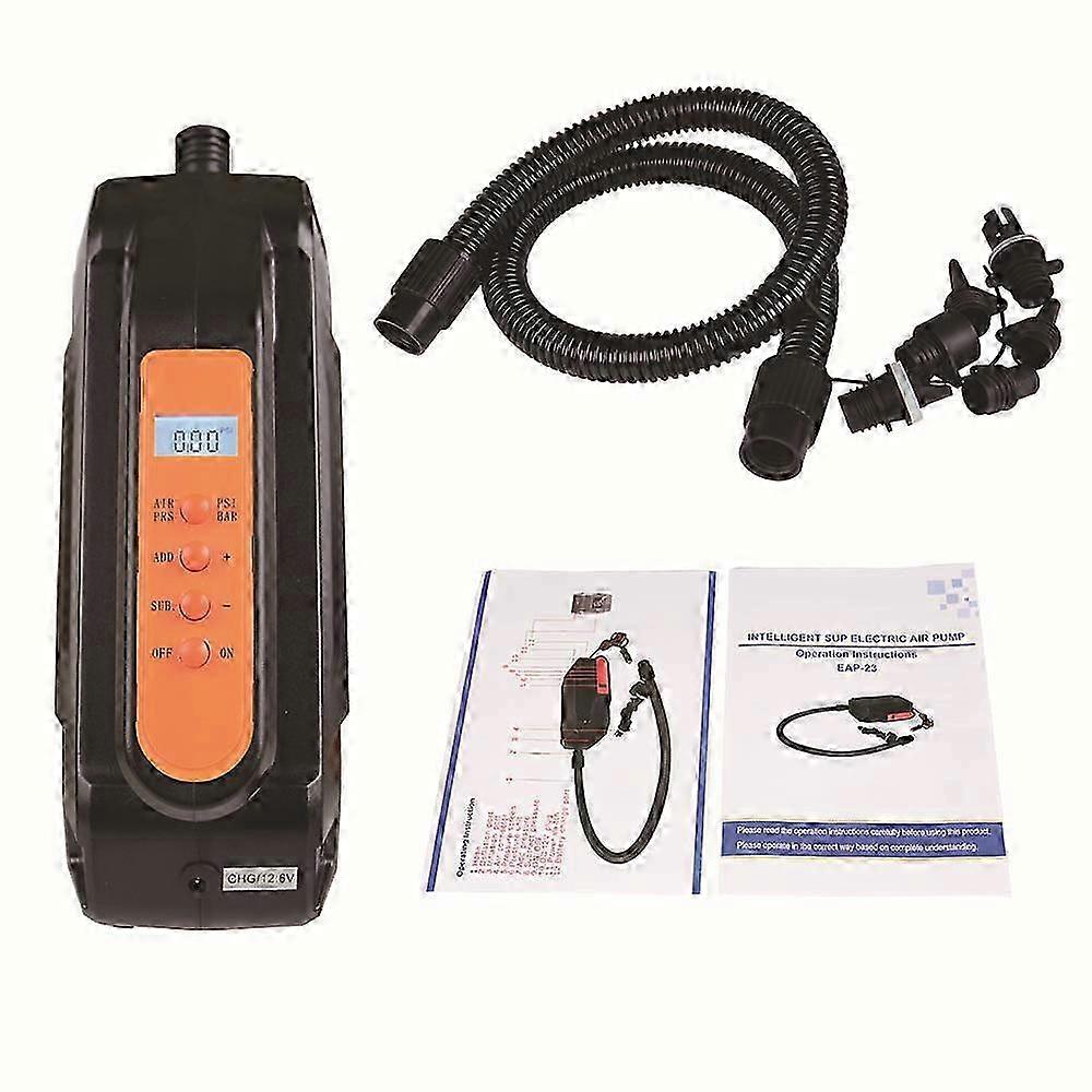Portable 16PSI Paddle Board Air Pump Mattress Kayak Air Pump Rechargeable 110W
