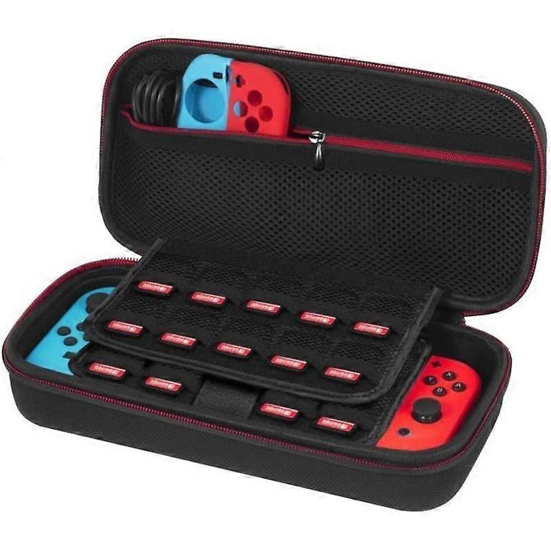 Nintendo SwitchSwitch OLED Case - Upgraded Version Hard Carrying Case with Larger Storage Space for 19 Games