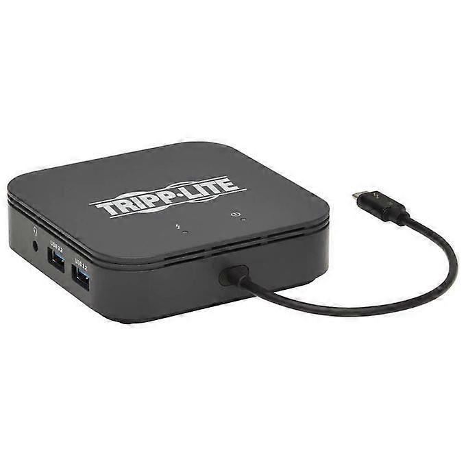 Thunderbolt 3 Dock Dual Display 8K DisplayPort, HDMI 4K, USB 3.1 Gen 2, USB-A Hub, GbE, 60W PD Charging, Schwarz