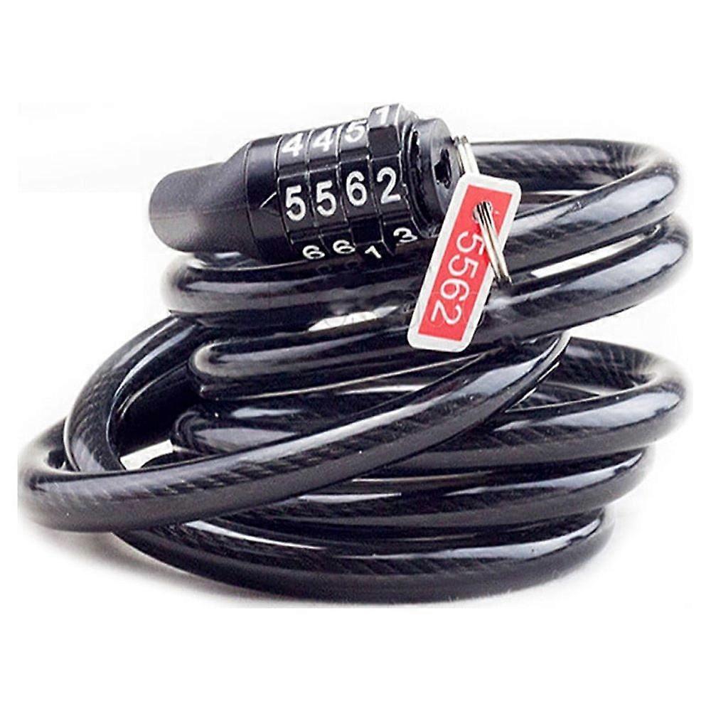 Bicycle Cable Basic Self-winding Resettable Combination Cable Bicycle Lock