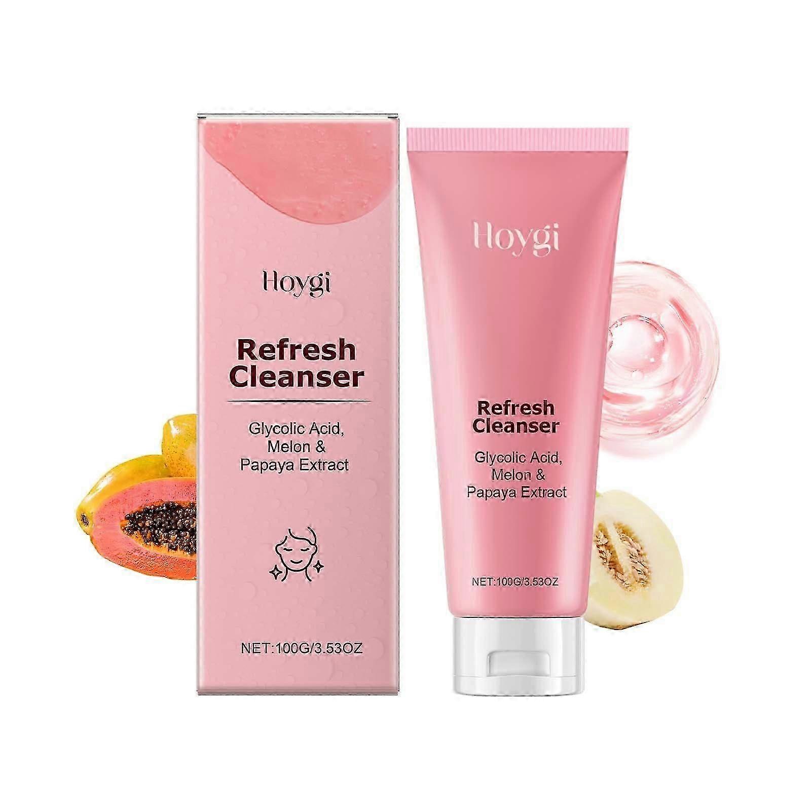 Hoygi Refreshing Facial Cleanser Gentle Cleansing Balance Delicate Pores Moisturizing Not Oily Facial Cleanser