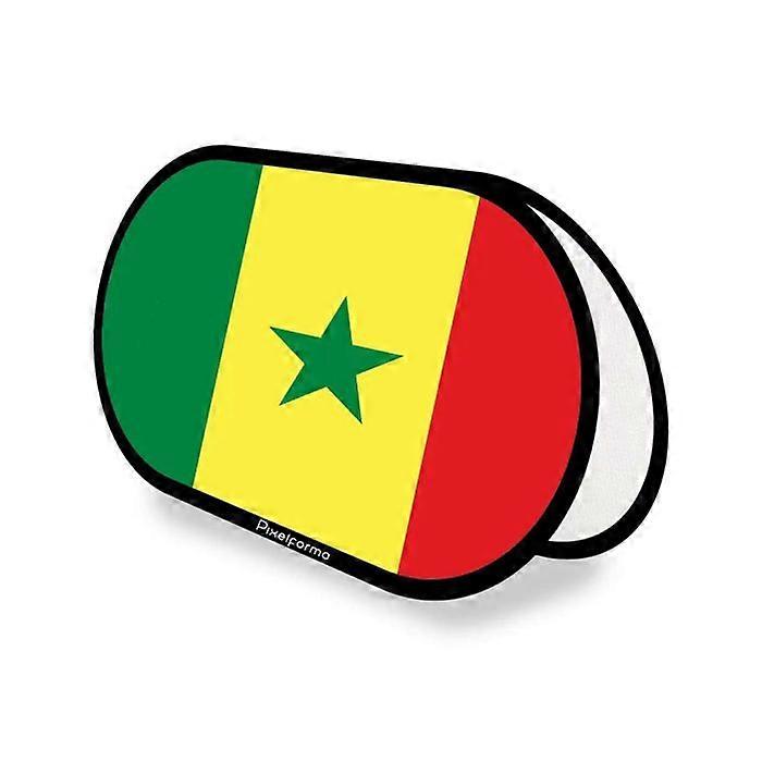 Flag - Senegal - Oval - 70 x 120 cm - Polyester - Double-sided print