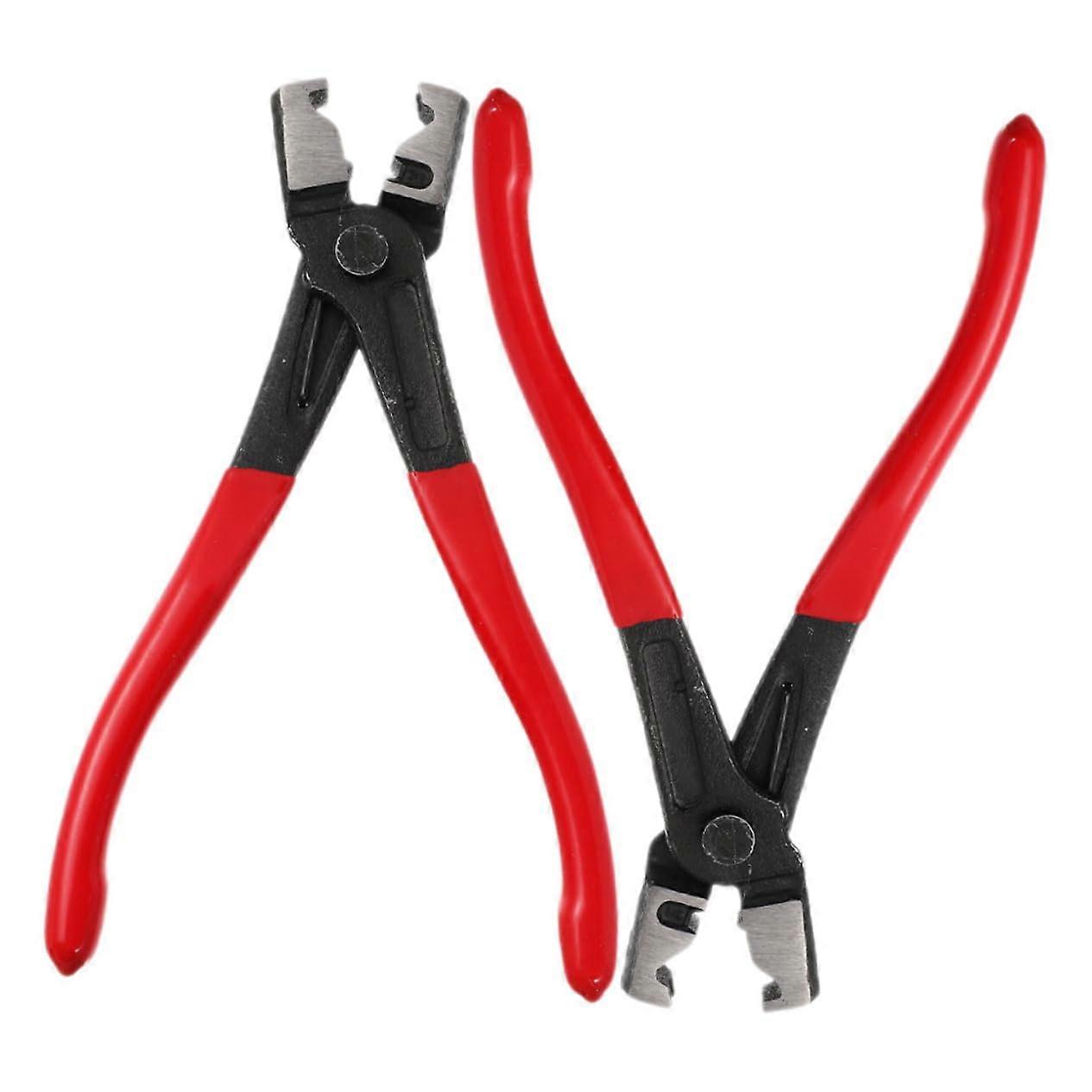 Water Hose Pliers Set, 2-Piece Adjustable Hose Clamp Tool for Auto Repair, Universal Wrench for Various Hose Sizes
