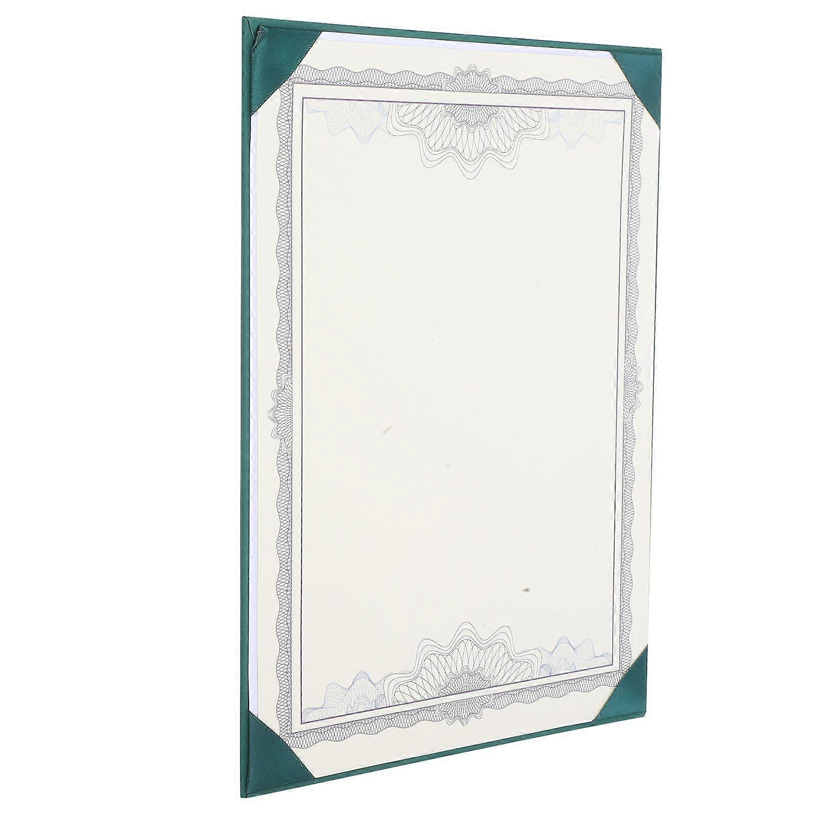 Blank Certificate Covers Diploma Certificate File Frame Durable Waterproof Paper Graduation Diploma Covers For Displaying Certificates Photos Artworks