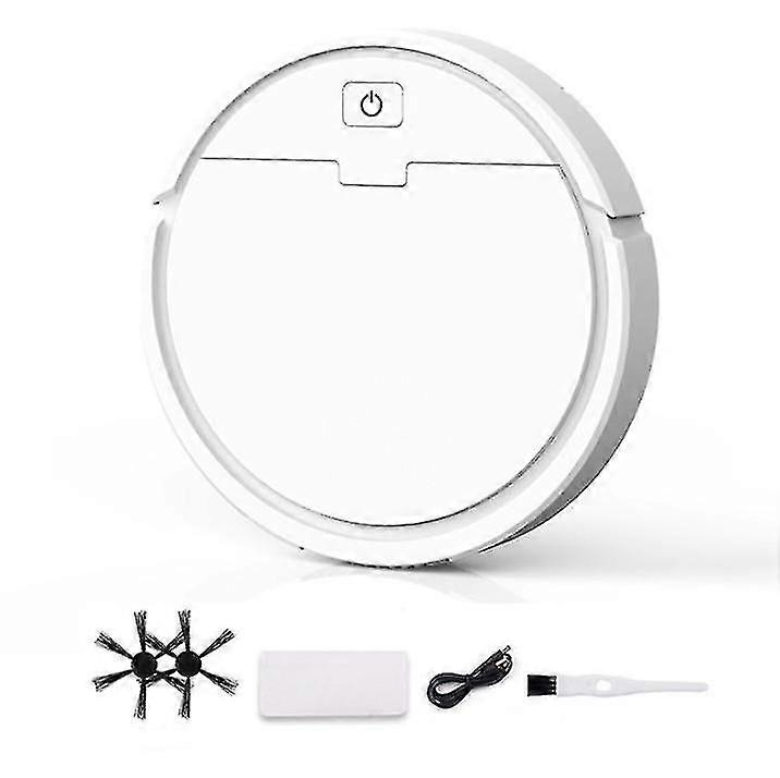 White Smart Robot Vacuum Cleaner Sweeping Robot Three-in-one Wireless Automatic Sweeping Robot Stron