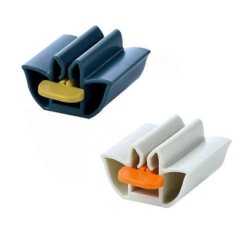 2pcs household lazy toothpaste squeezer rack, bathroom supplies, improve the convenience of life