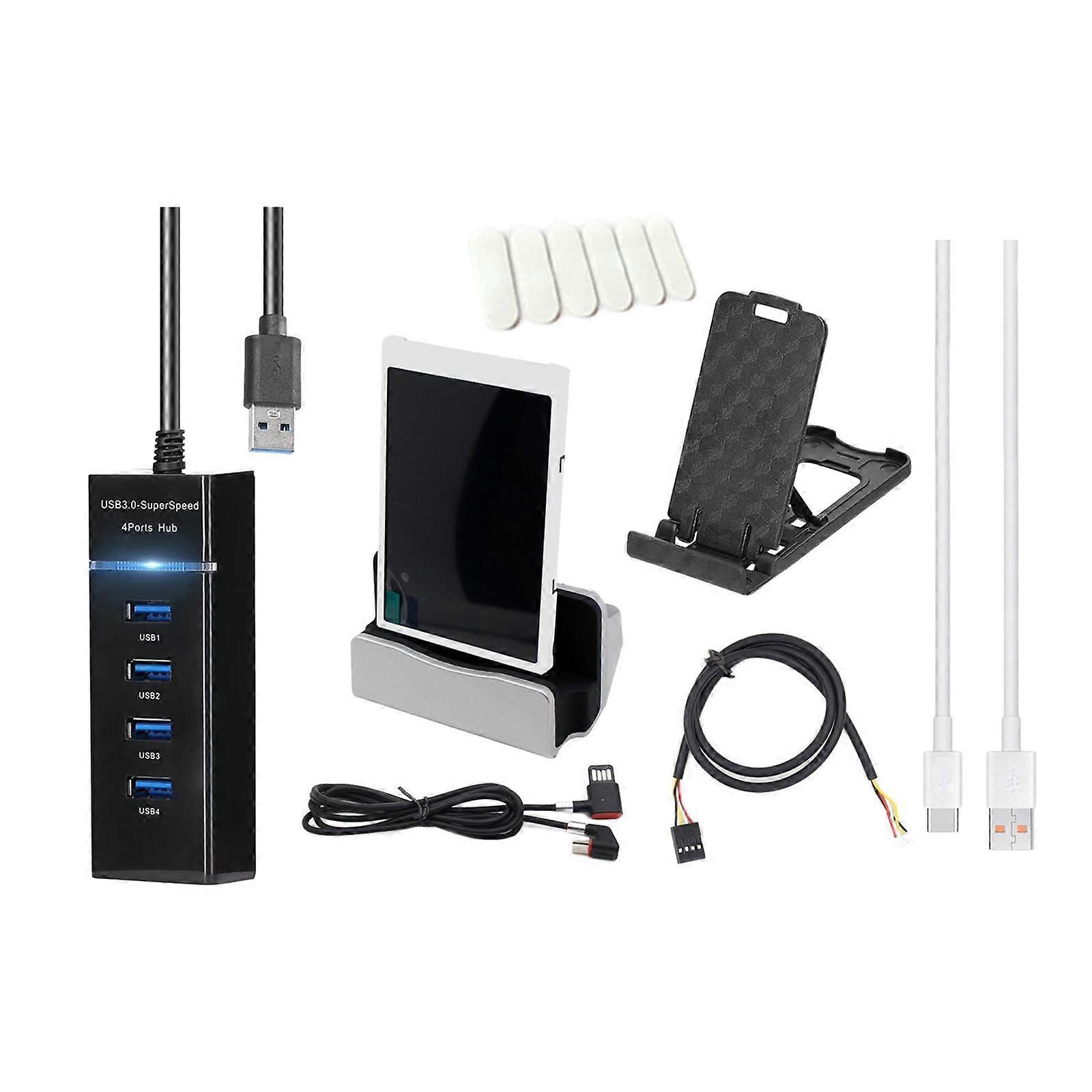 3.5" IPS Computer CPU GPU Data Monitor Kit PC Temperature Display Display Area