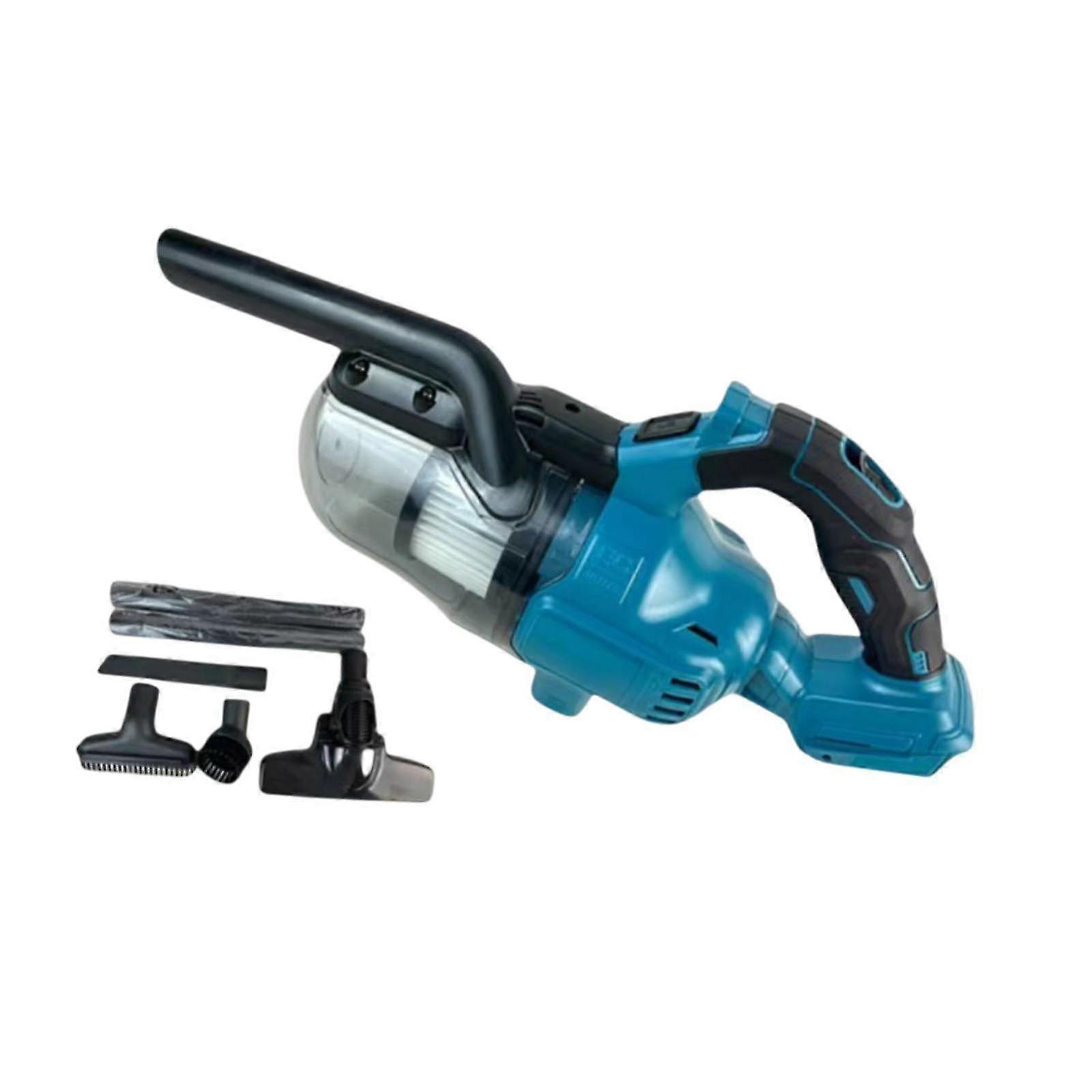 Powerful Handheld Vacuum Cleaner with Filtration System, Ideal for Automobiles, Floors, and Workshops, Blue Color