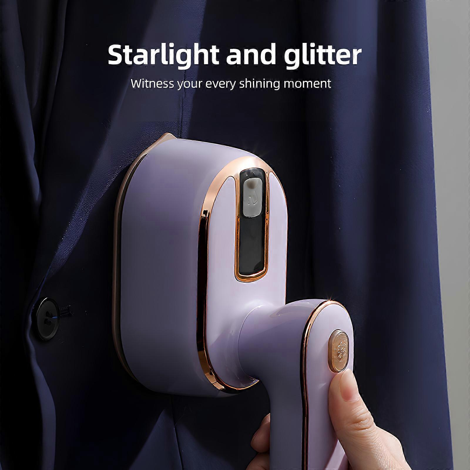 Portable Iron, 20 Seconds Fast Heat-up, 2 in 1 Rotating Garment Steamer, Dry & Wet Ironing, for Home, Travel or College
