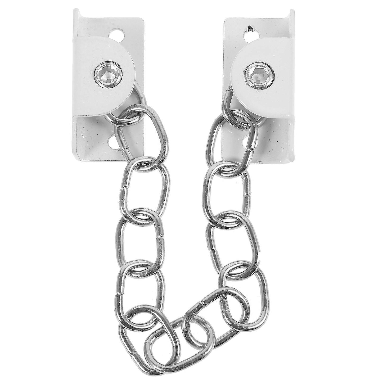 Window Chain Lock Security Lock for Windows and Doors Easy Install Childproof Protection for Homes, Hotels, Apartments