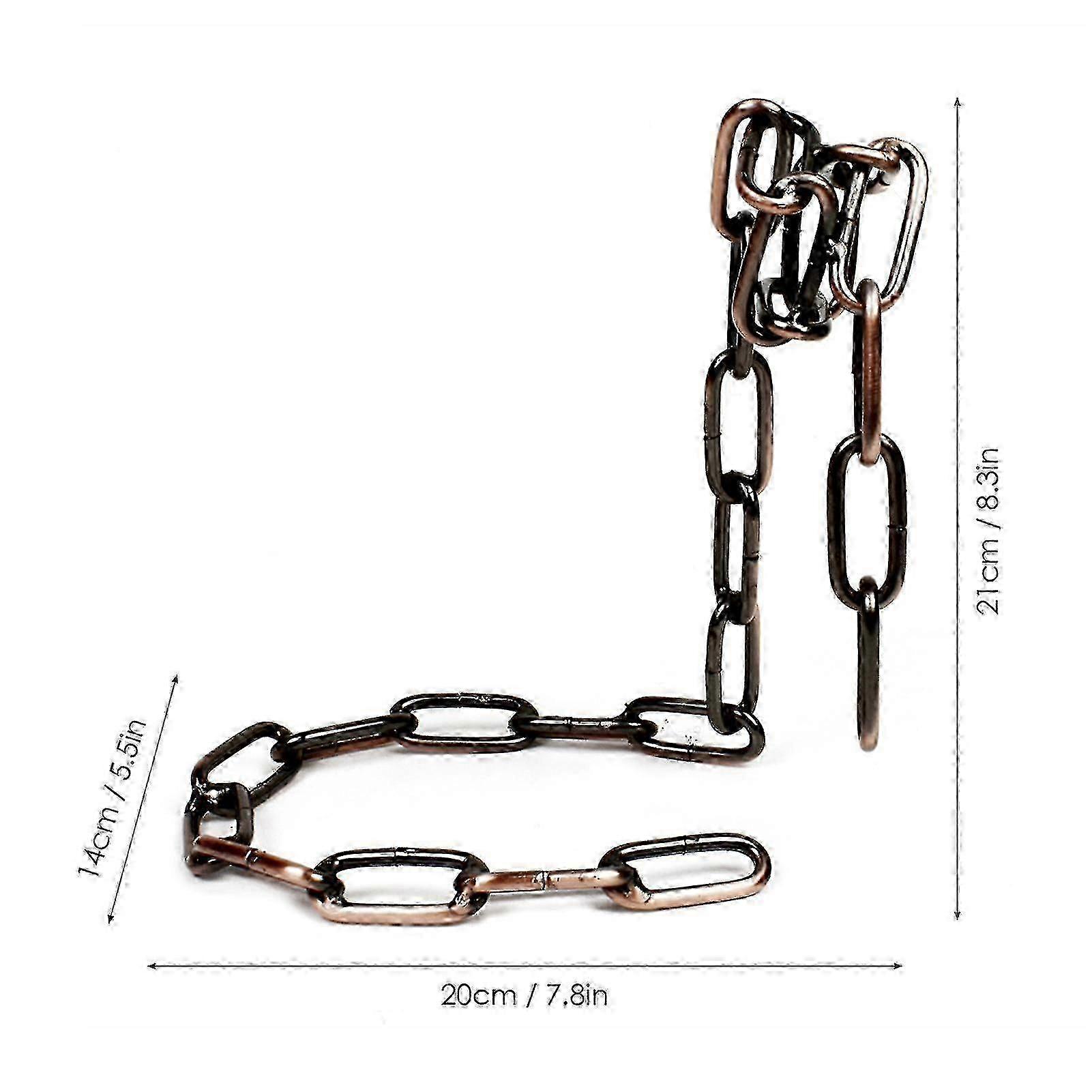 Kelluva teräsketjuinen viinipullon pidike - Creative pronssinen viiniteline