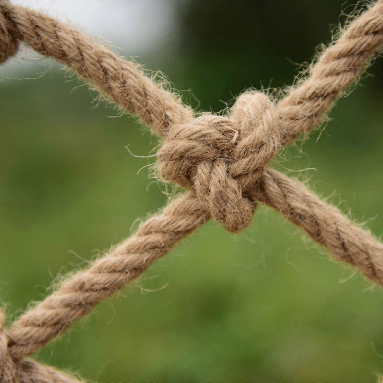 Robust hemp rope climbing net for children, Indoor/Outdoor, 1x5m Ref: 2991