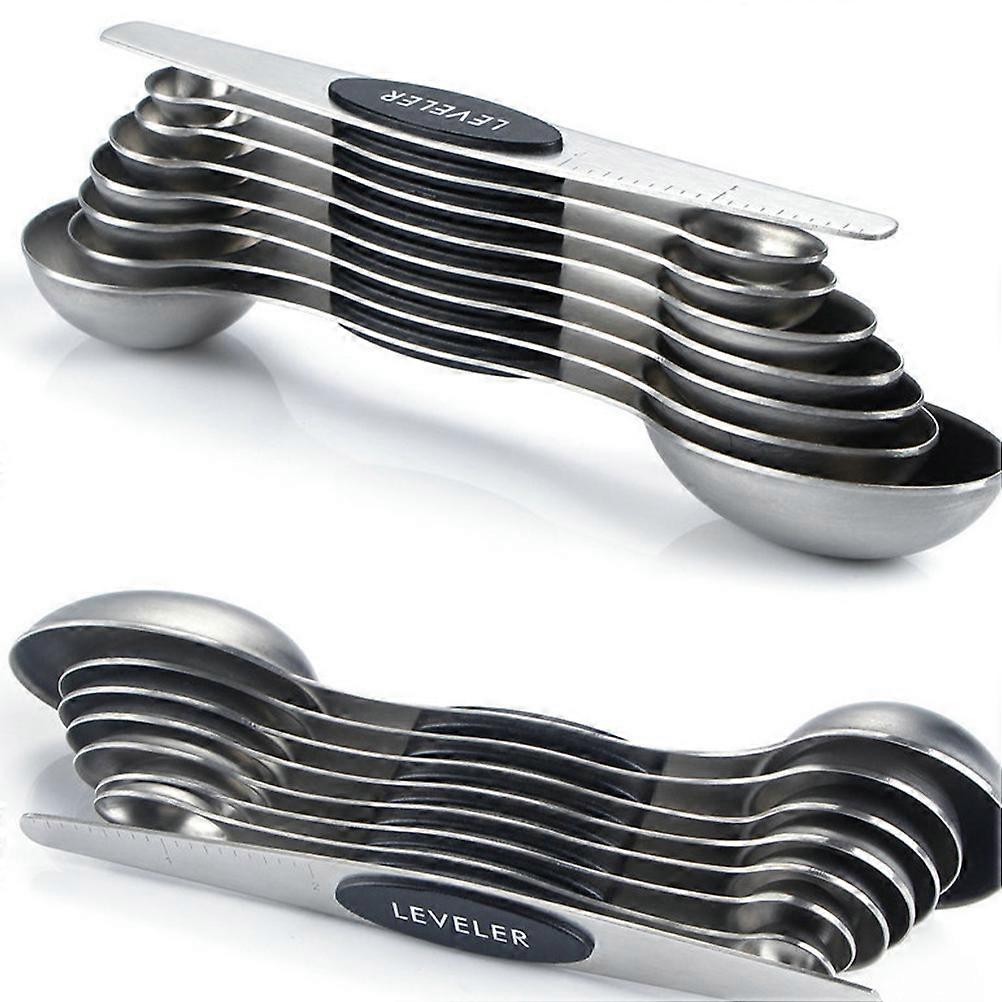 Baking Measuring Spoon Set Featuring Stainless Steel Construction