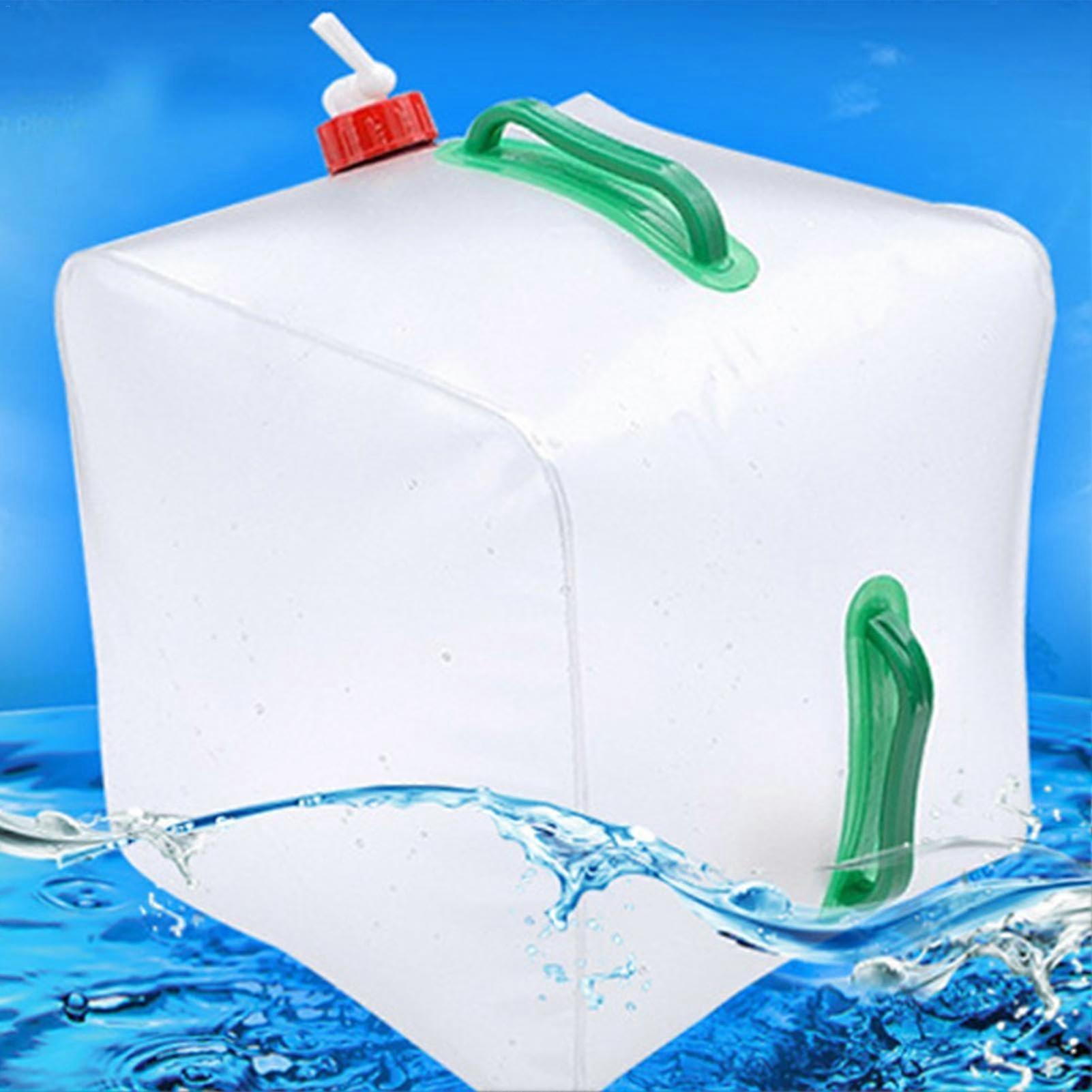 Collapsible Water Container Portable Water Tank for Camping - Emergency Water Storage Cube, Durable Square Water Carrier