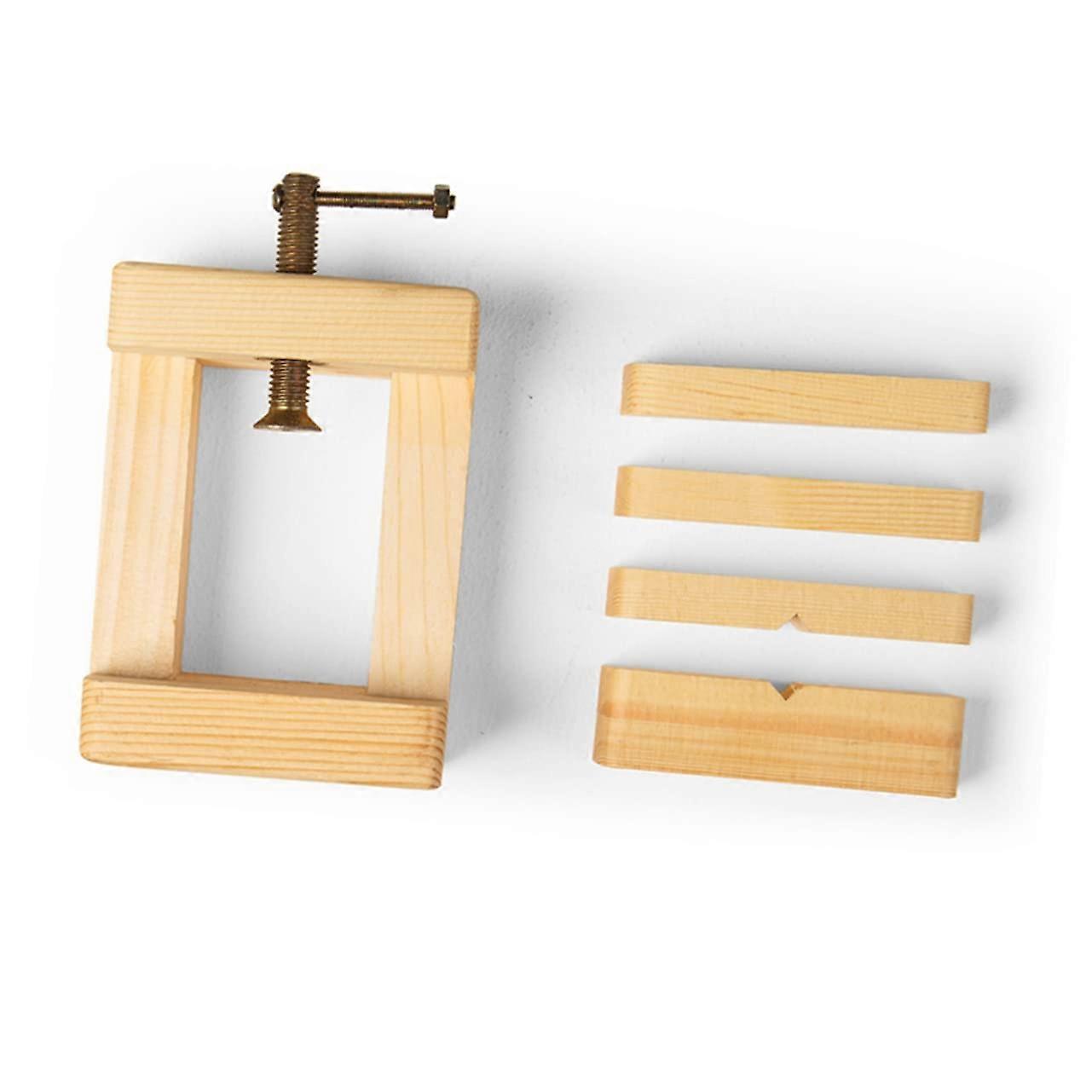 Engraved Tool Set, 2-Piece, Carving Tool And Seal Clamp, Wooden Hand Tool For Woodworking