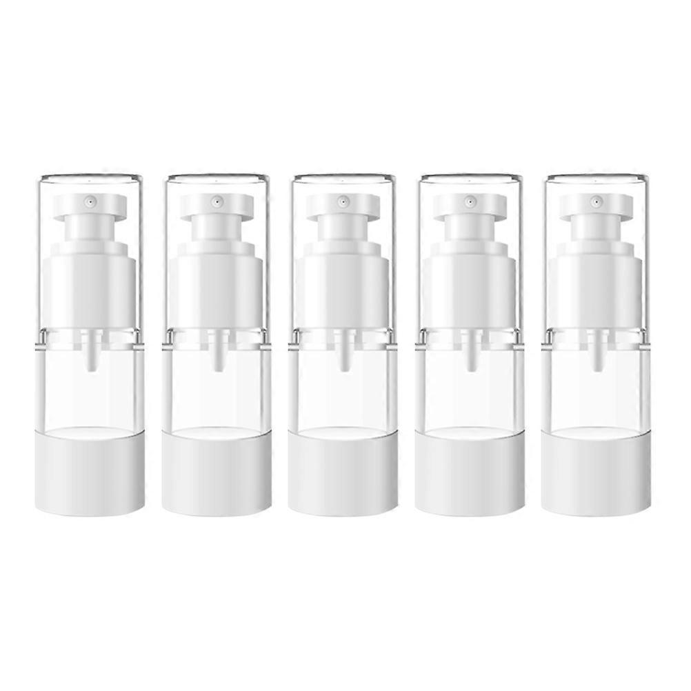 Liquid Subpackaging Bottle Press Design Empty Bottle Dispenser Lotion Container Trip Liquid Soaps 15ML Flat 5Pcs