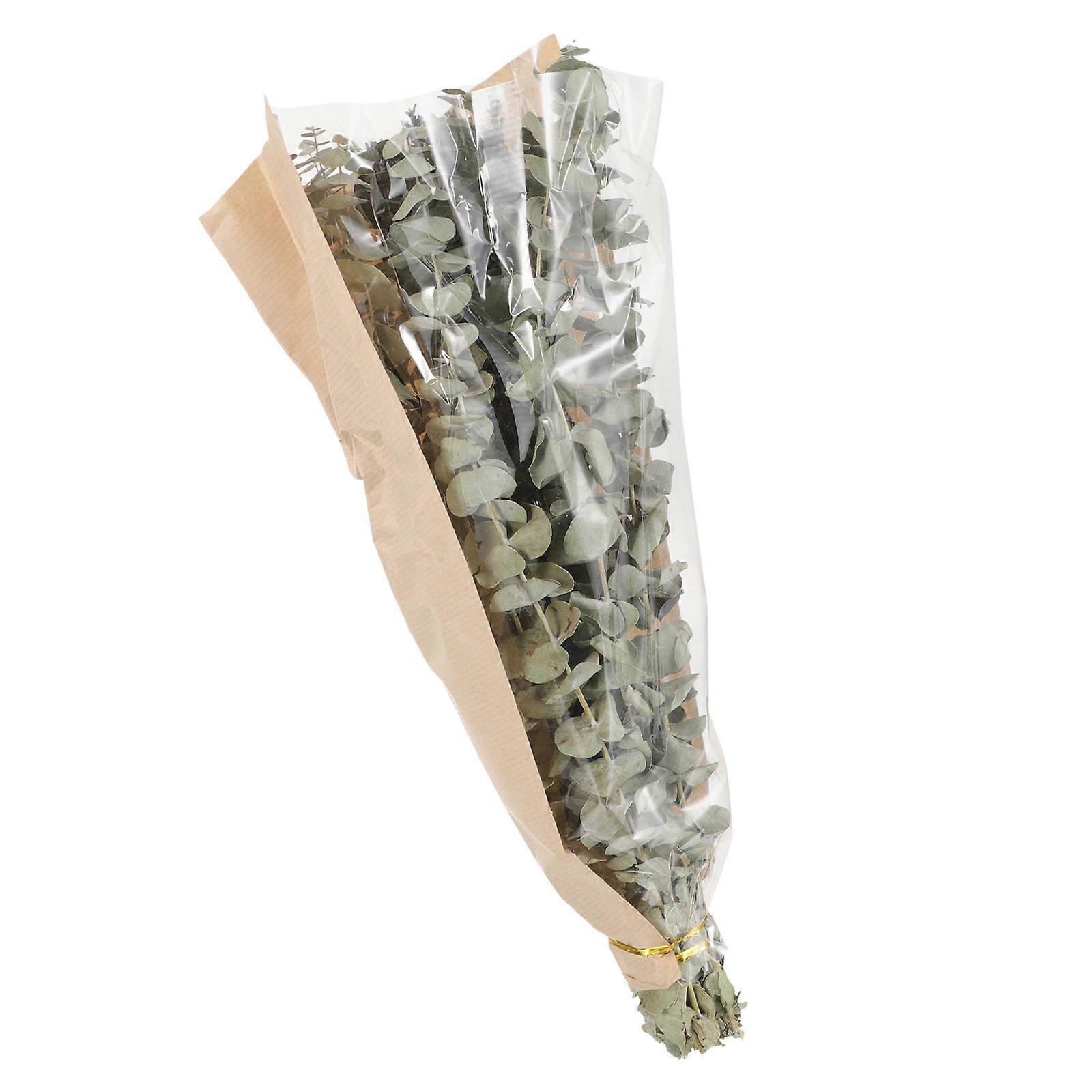 Dried Eucalyptus and Lavender Bouquet Shower Ornament Assorted Color 44x10cm Aromatherapy 1 Set