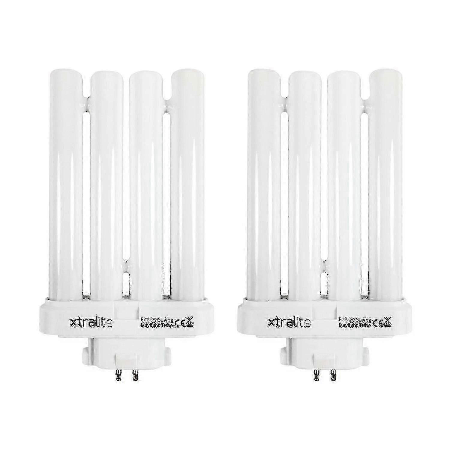 27w Daylight Replacement Bulb For High Vision Reading Lamps, 4 Pin Gx10q-4 Quad Tube (6500k)