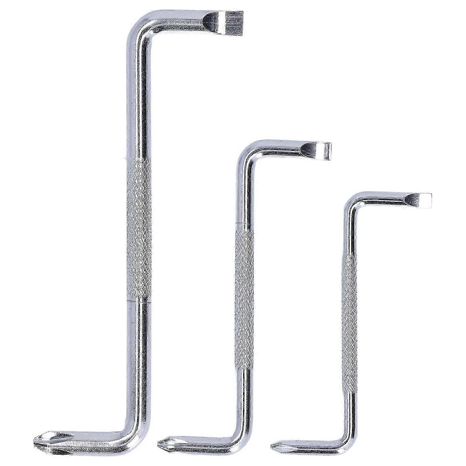 3Pcs Z Type Short Handle Screwdriver 90 Double Head Offset Screwdriver for Home Computer Bicycle Repairs