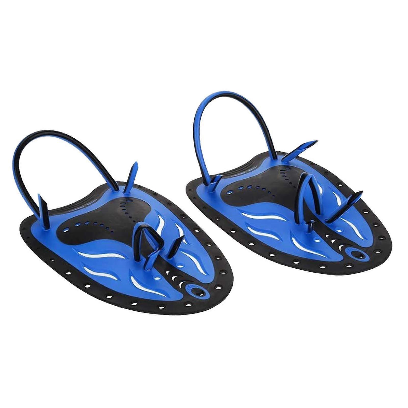 Adjustable Swimming Hand Paddles for Training | Versatile Swim Workout Equipment in Blue S for Enhanced Performance