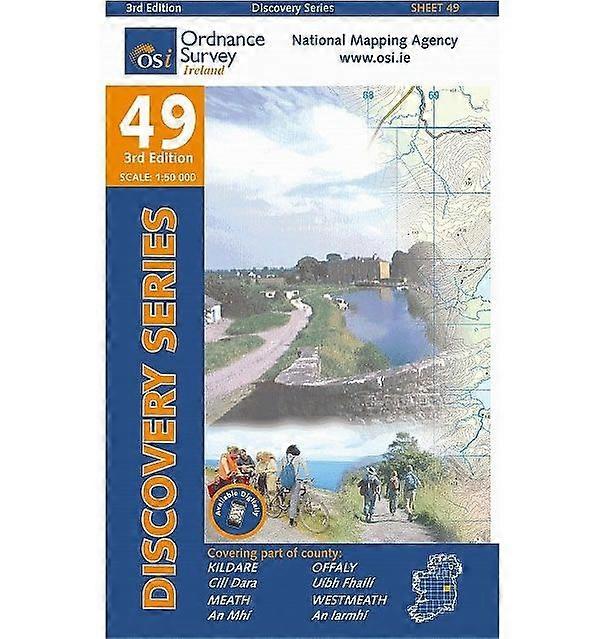 Irish Discovery Map 49, Kildare, Offaly, Meath And Westmeath