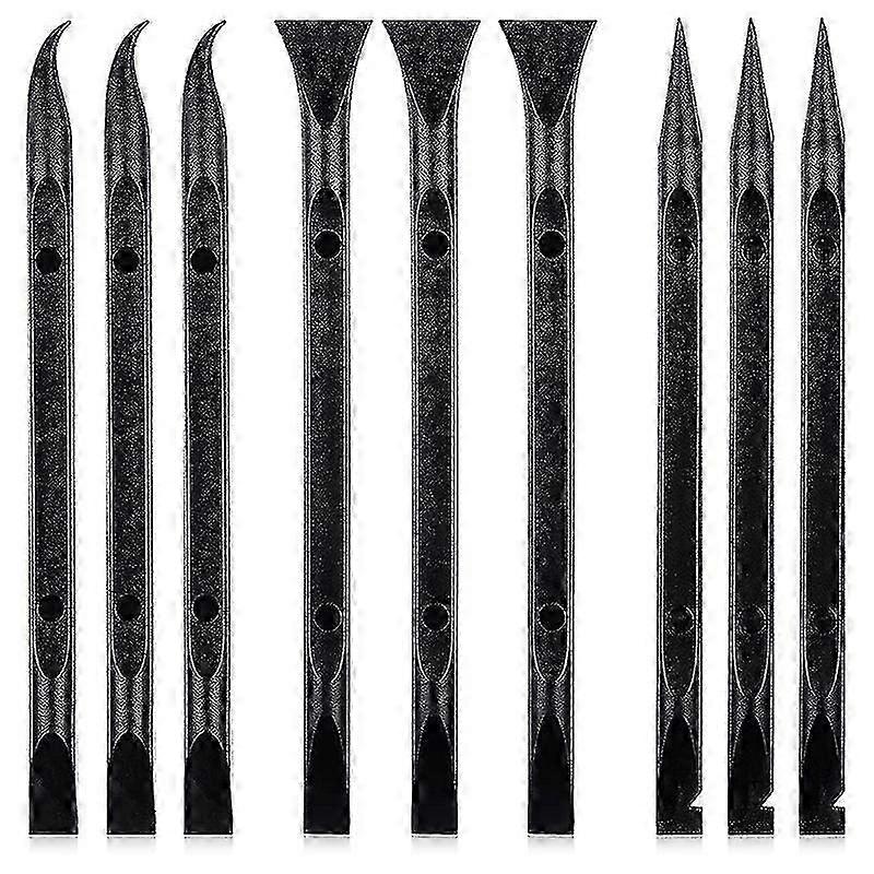 2025 Latest Model 9 Pcs Plastic Scraper Tool Scratch Free Plastic Scraper