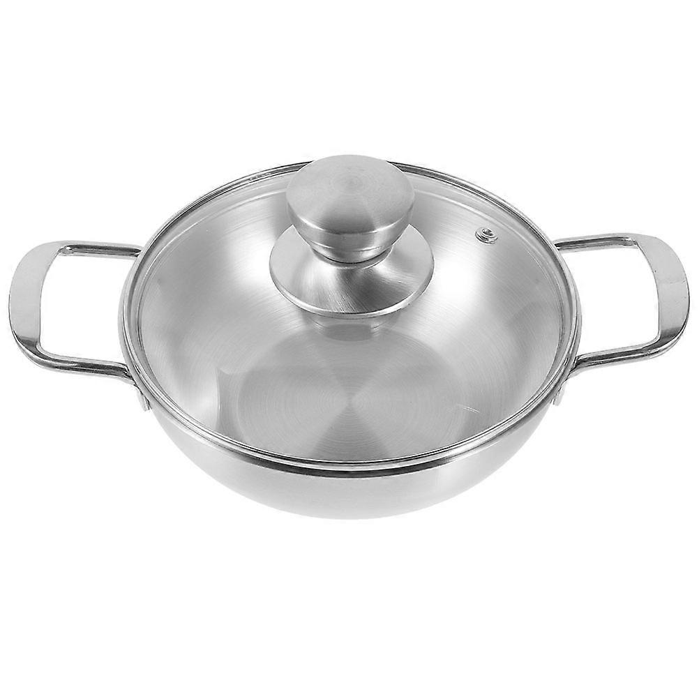 Here's a refined and professional product description for your stainless steel cooking wok:
**Stainless Steel Cooking Wok with Lid – Portable