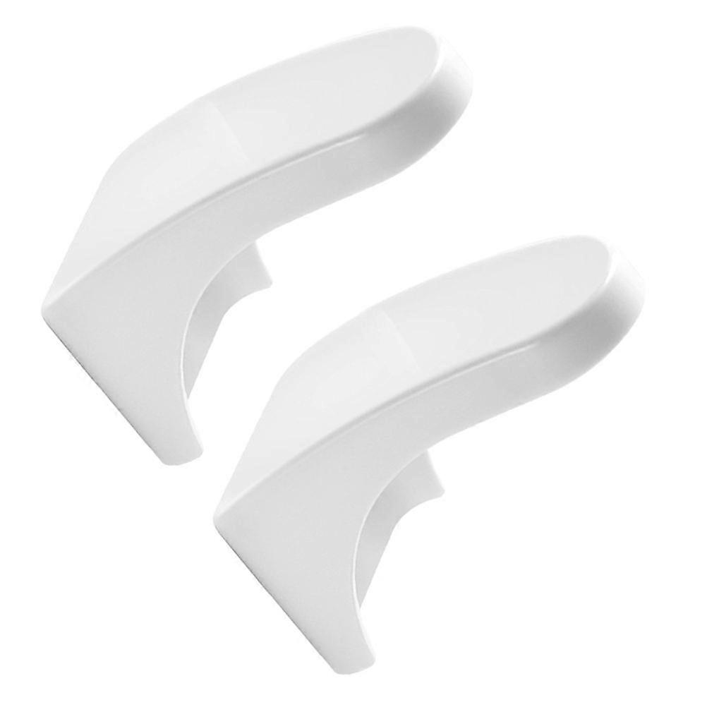 Draining Soap Dish Compact Magnetic Wall Mounted Shower Soap Holder White 8.50X4.50X4.00CM Rustproof 2Pcs