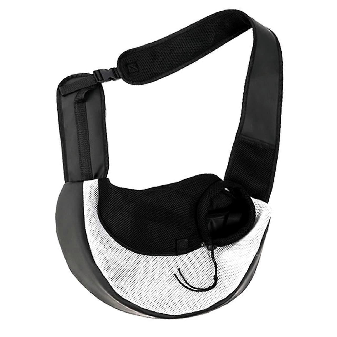 1 Piece Foldable Pet Carrier Bag Cat Travel Bag with Adjustable Shoulder Strap Secure Mesh Bag for Travel and Outings