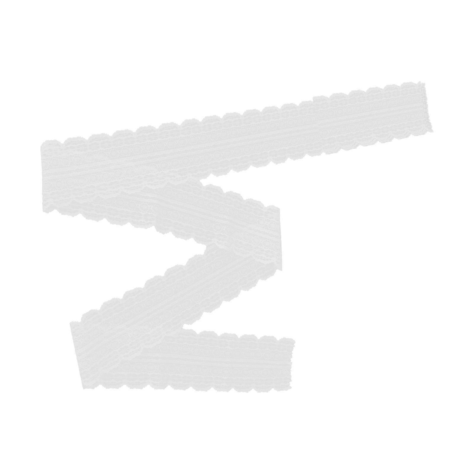 2025 Latest Model  10 Yards Lace Trim 5cm Width Double Row Grid Decorative