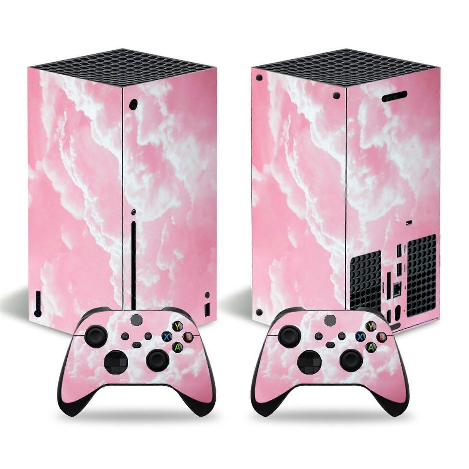 Vinyl Skin Sticker Cover for Xbox Series X Console with Two Free Wireless Controller Decals, Color 2