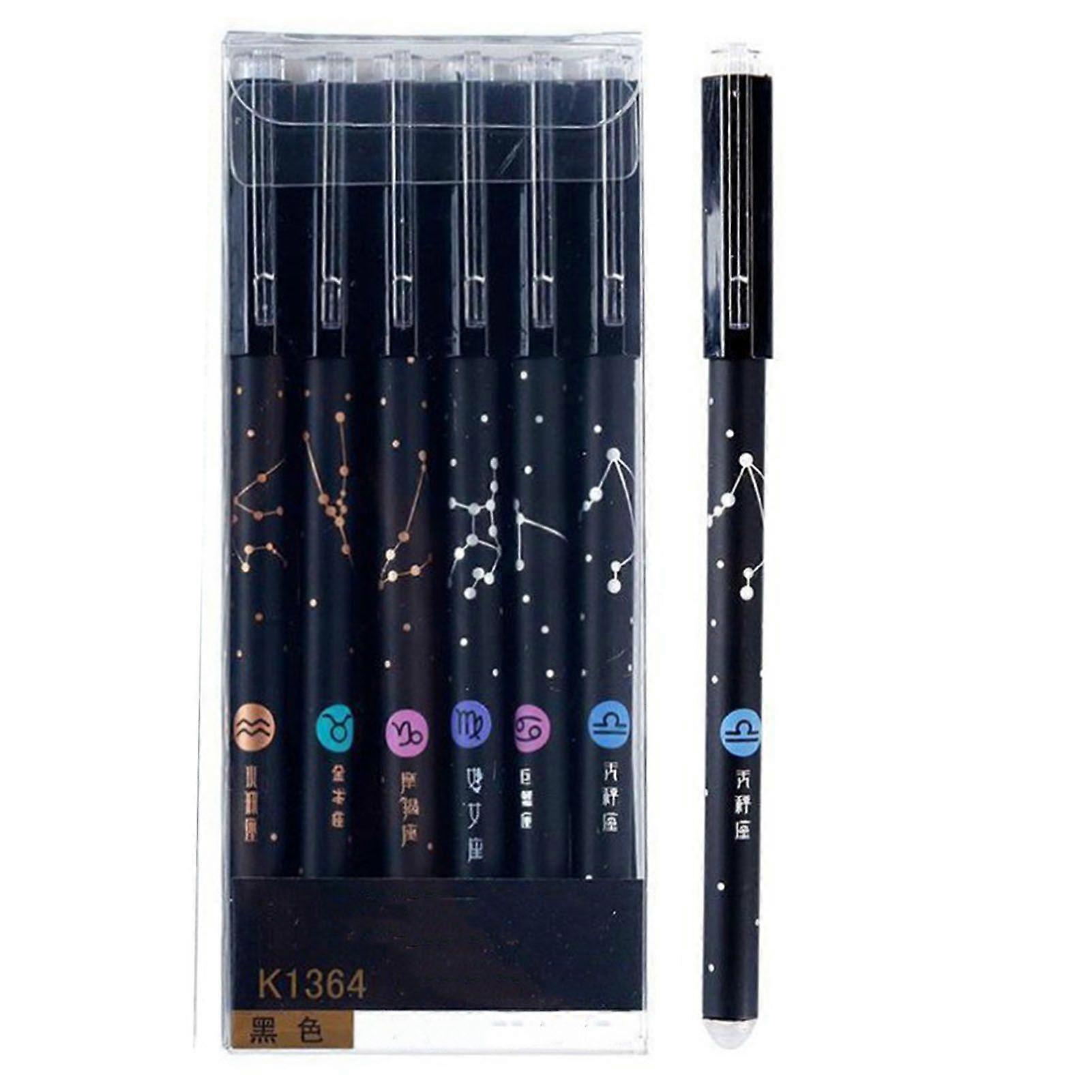 2025 Latest Model  6pcs Erasable Pen with 20 Replaceable Refill Pen Clip