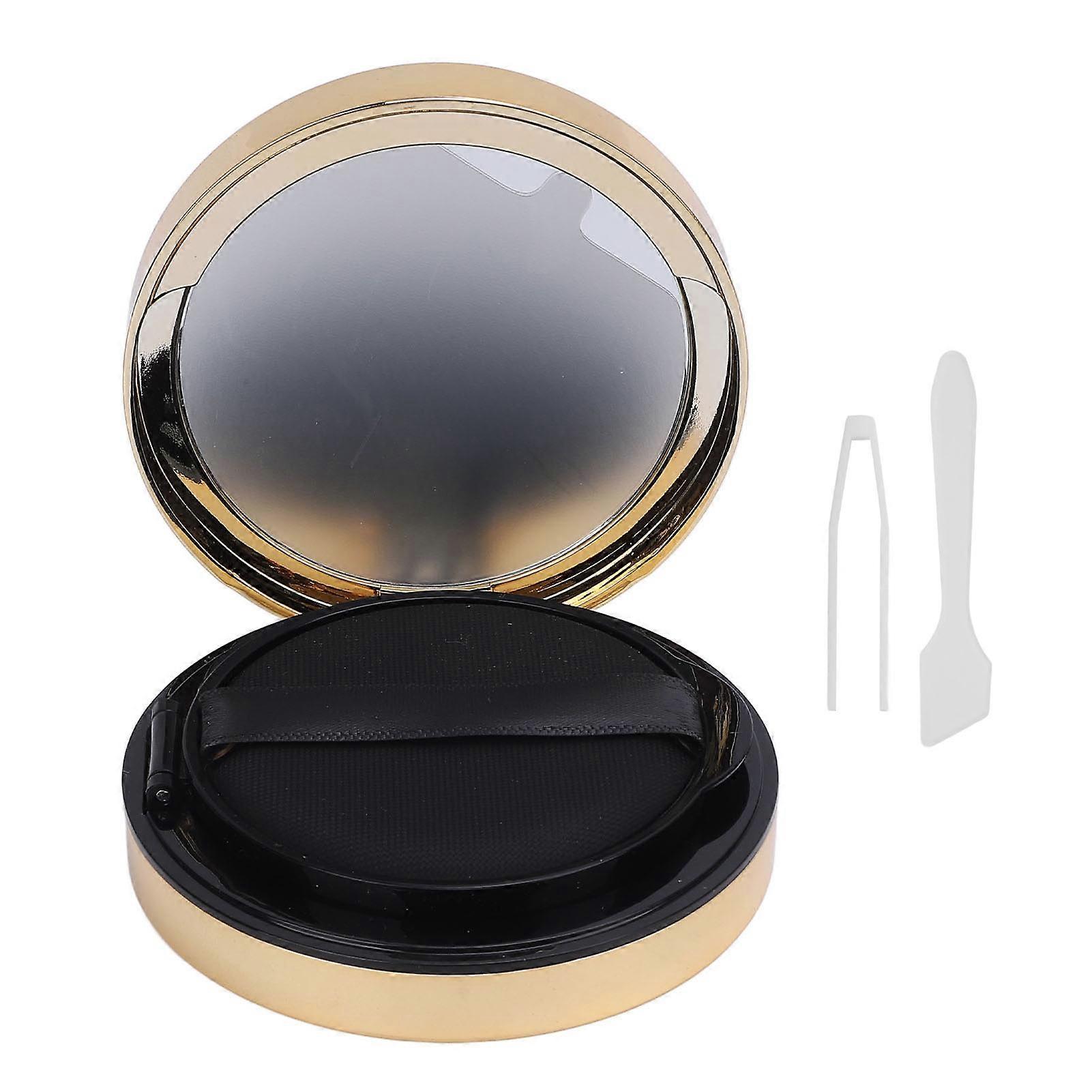 Portable Empty Air Cushion Puff Box for BB Cream Storage, Makeup Air Cushion Container Case with Powder Puff for Foundation Application