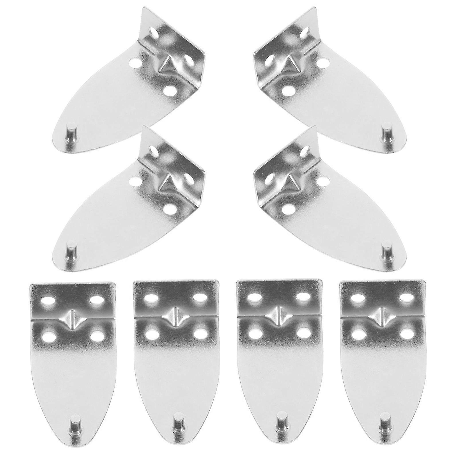 8pcs Metal Hold Down Brackets for Horizontal Blinds – Mounting Clips for Window Blinds, Easy Installation, Reliable Replacement Parts