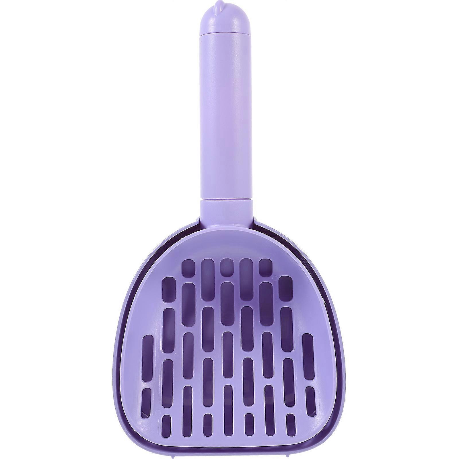 Reusable Litter Scoop Cat Litter For Pet Owners Cats Purple Color 9.8×4.9×2.0in 1Set