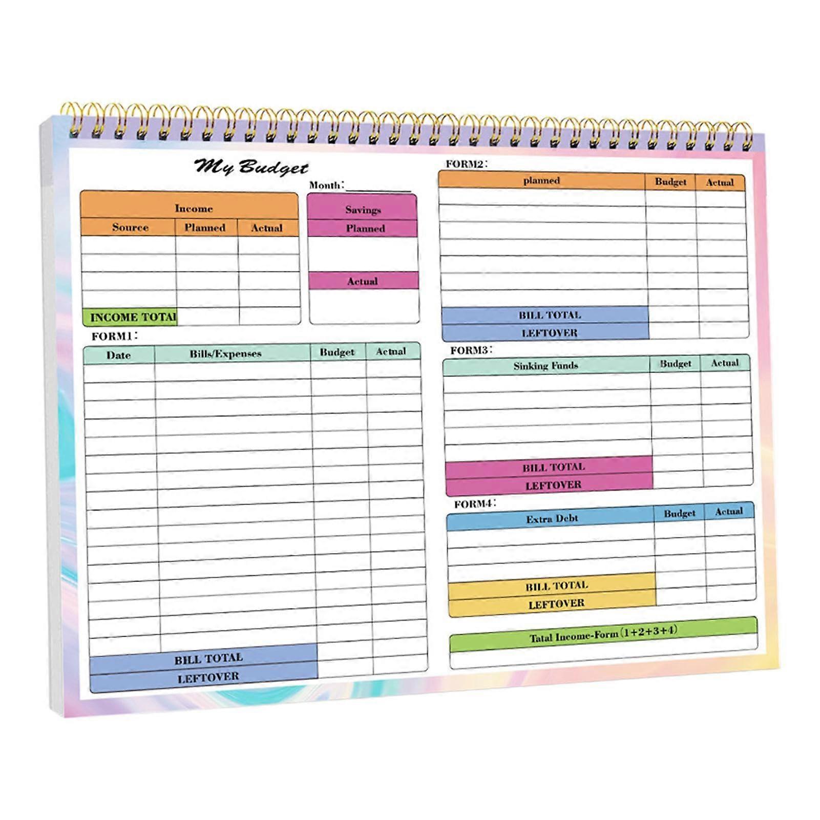 Weekly Budget Planner A5 Size Budget Journal, Expense Tracker Notebook, Bill Organiser, Financial Planner