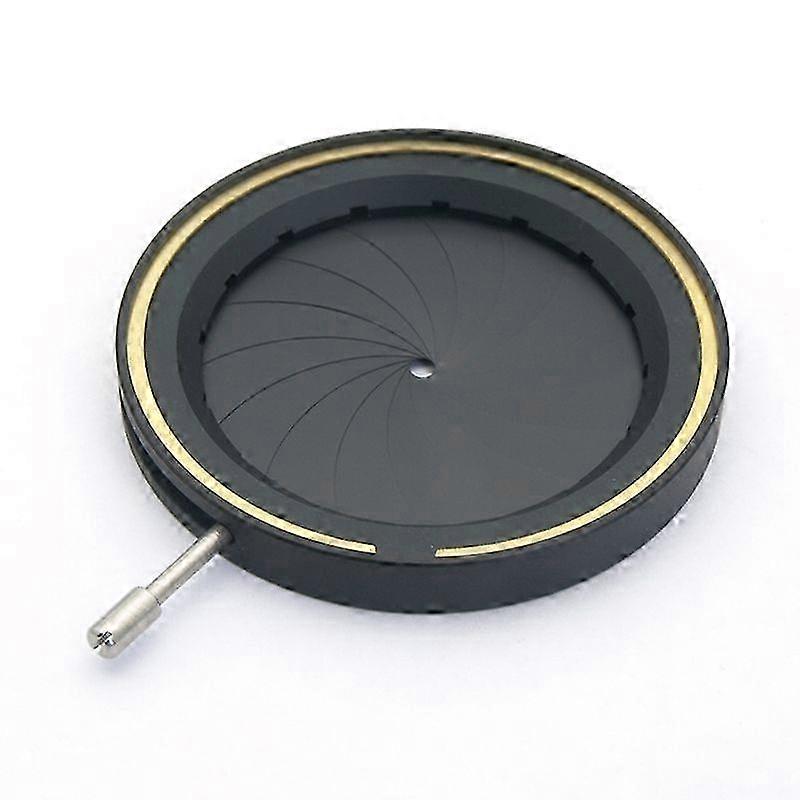 2.5-36mm Amplifying Diameter Metal Zoom Optical Iris Diaphragm Aperture Condenser for Camera Lens Microscope--As Shown