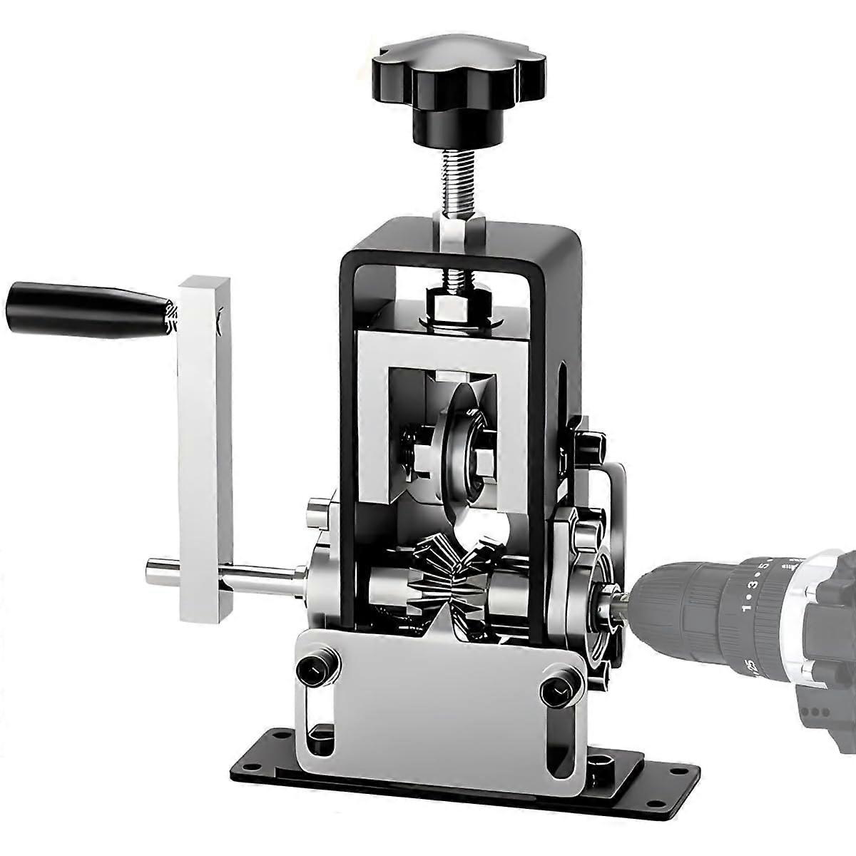 Manual Cable Stripping Machine Adjustable 1-25 mm Diameter, Removable Handle, Wire Stripper For Recycling Cable Waste