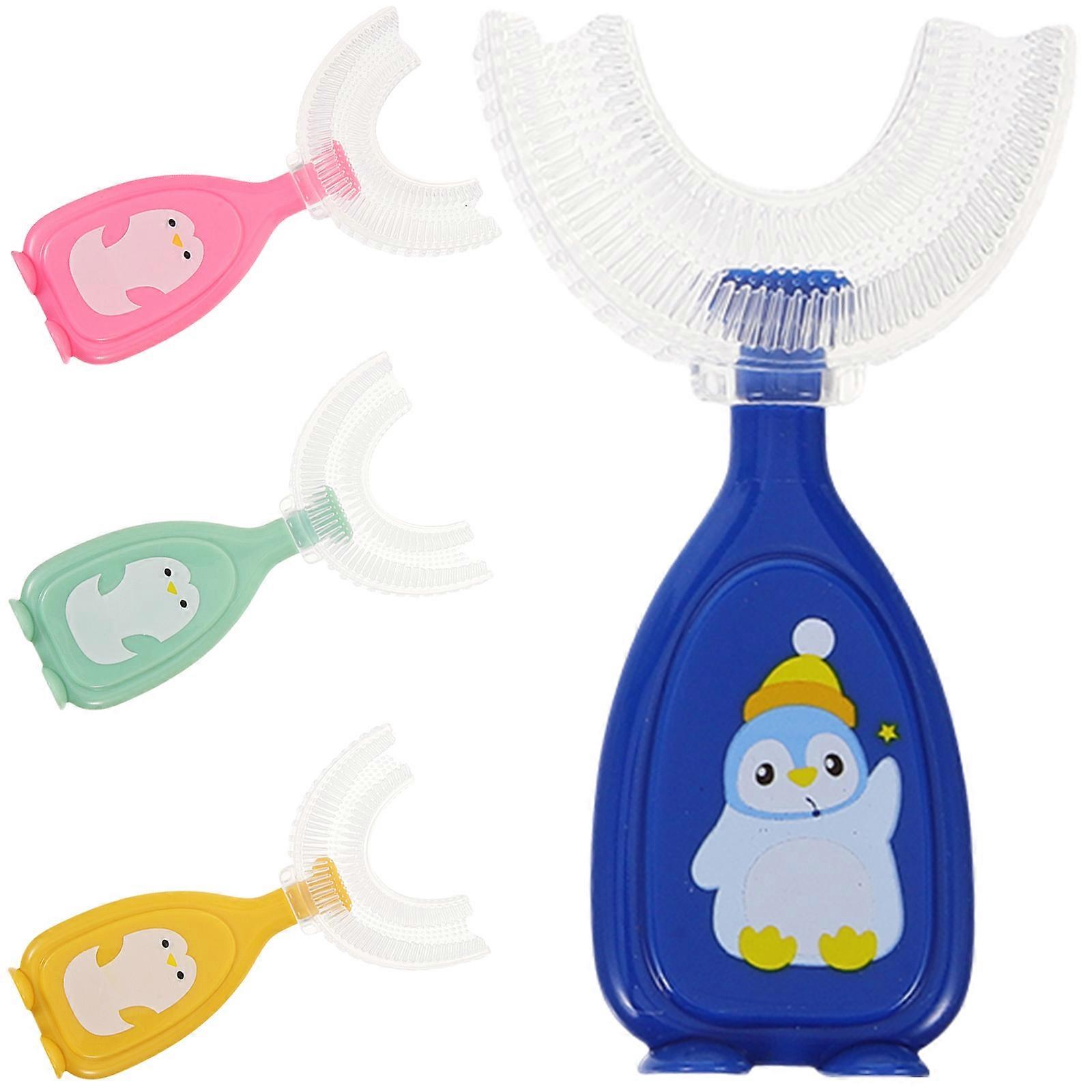 U-Shape Toothbrush Oral Manual Toothbrush for Toddler Cleaning