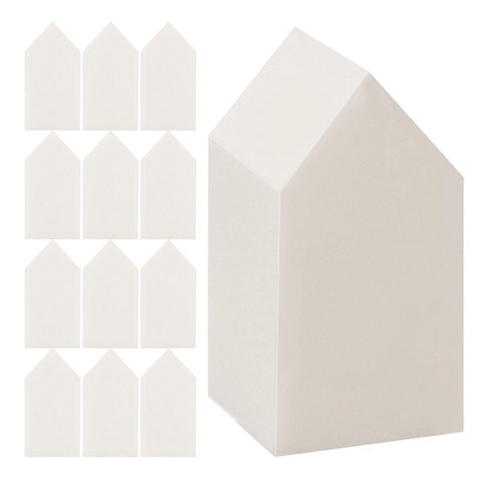 30pcs Disposable Flat Powder for Precise Makeup Application – Gentle Touch, Natural Finish, Suitable for Loose Powder and Blush