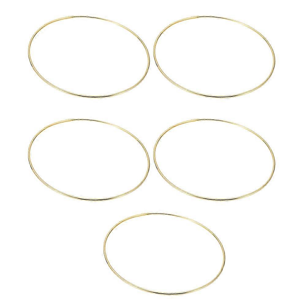 Multi-Purpose Iron Ring Practical Iron Circle For Craft Enthusiasts And Diy Makers 5Pcs