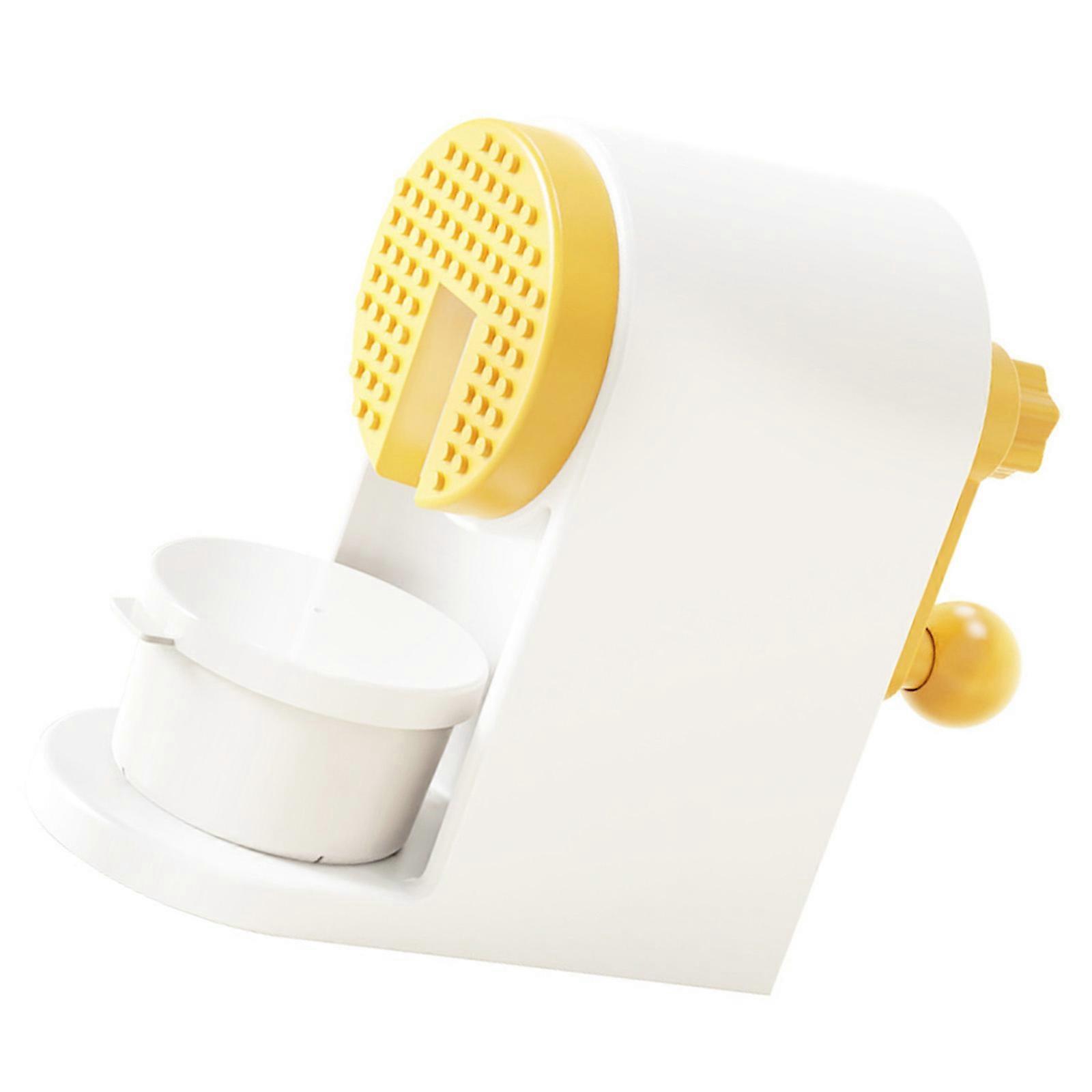Portable Manual Snow Cone Machine Ideal For Kids Activity And Picnics Hand Cranked Ice Shaver For Beverages Multicolor