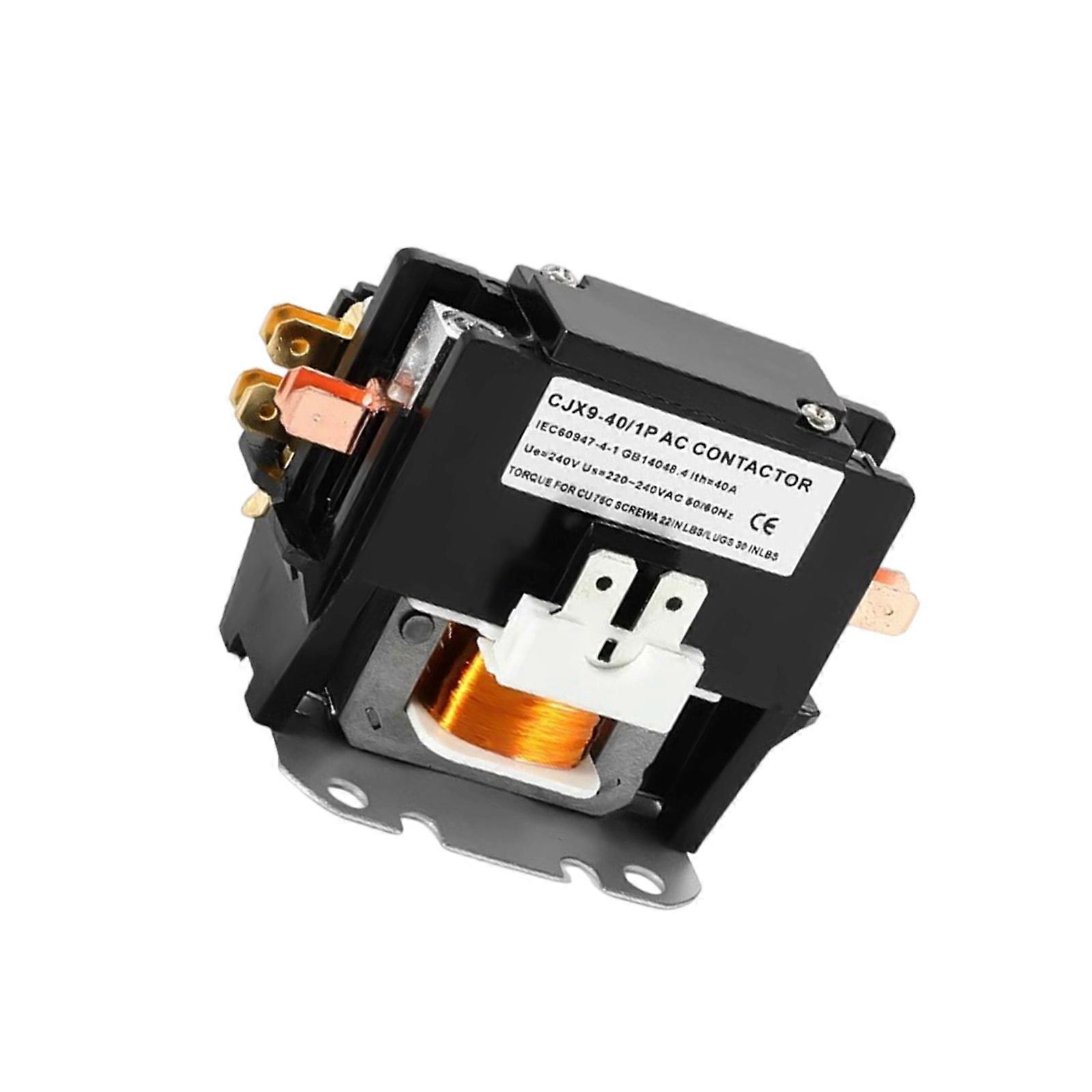 Multipurpose 1 Poles 24VAC Contactors 25A/40.0A Rating Convenient for Air Conditioners And Electrical Panel Use Multicolor