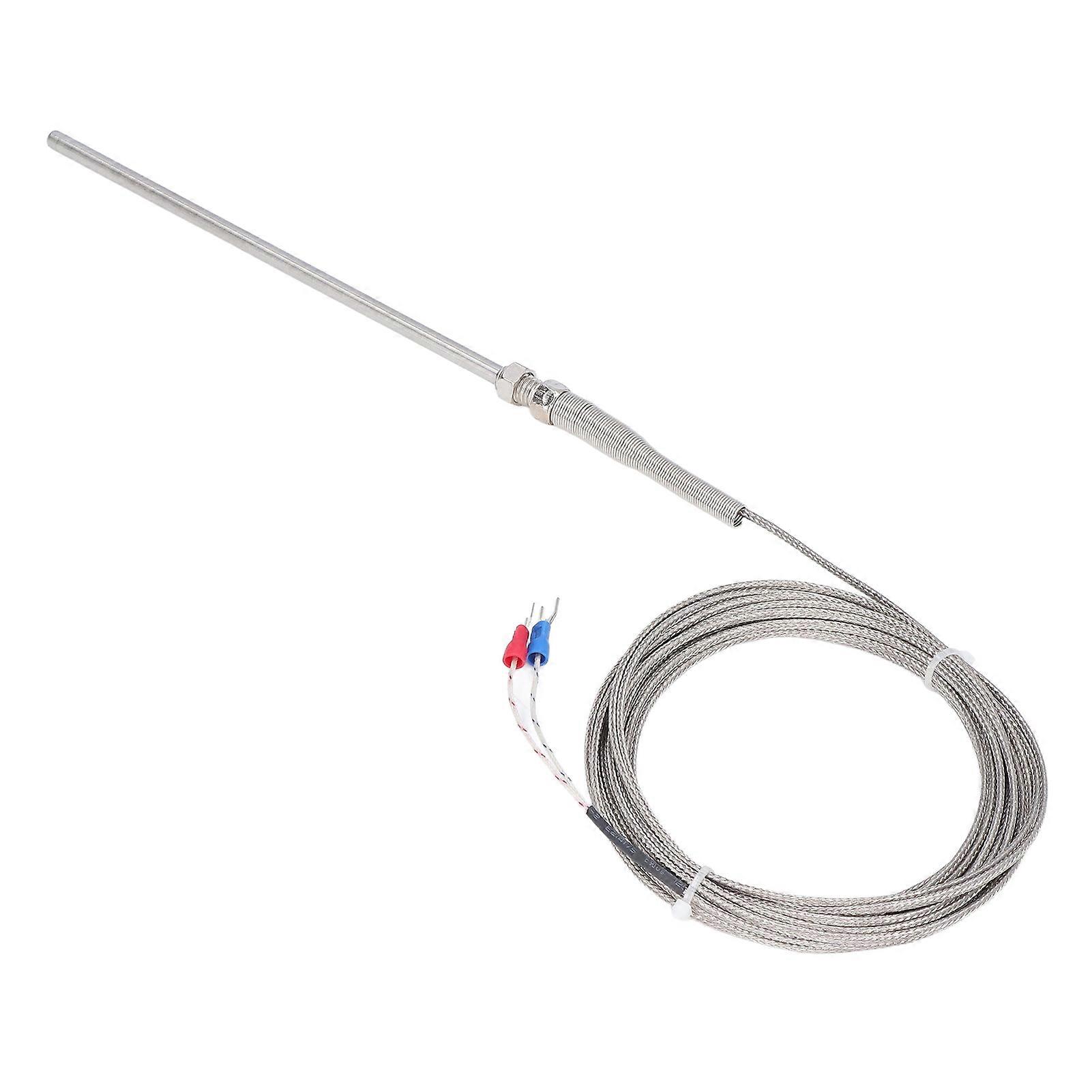 Thermocouple K Type 150mm Probe 0°C to 600℃ Quick Response 5 Meters Length Temperature Sensor Thermocouple