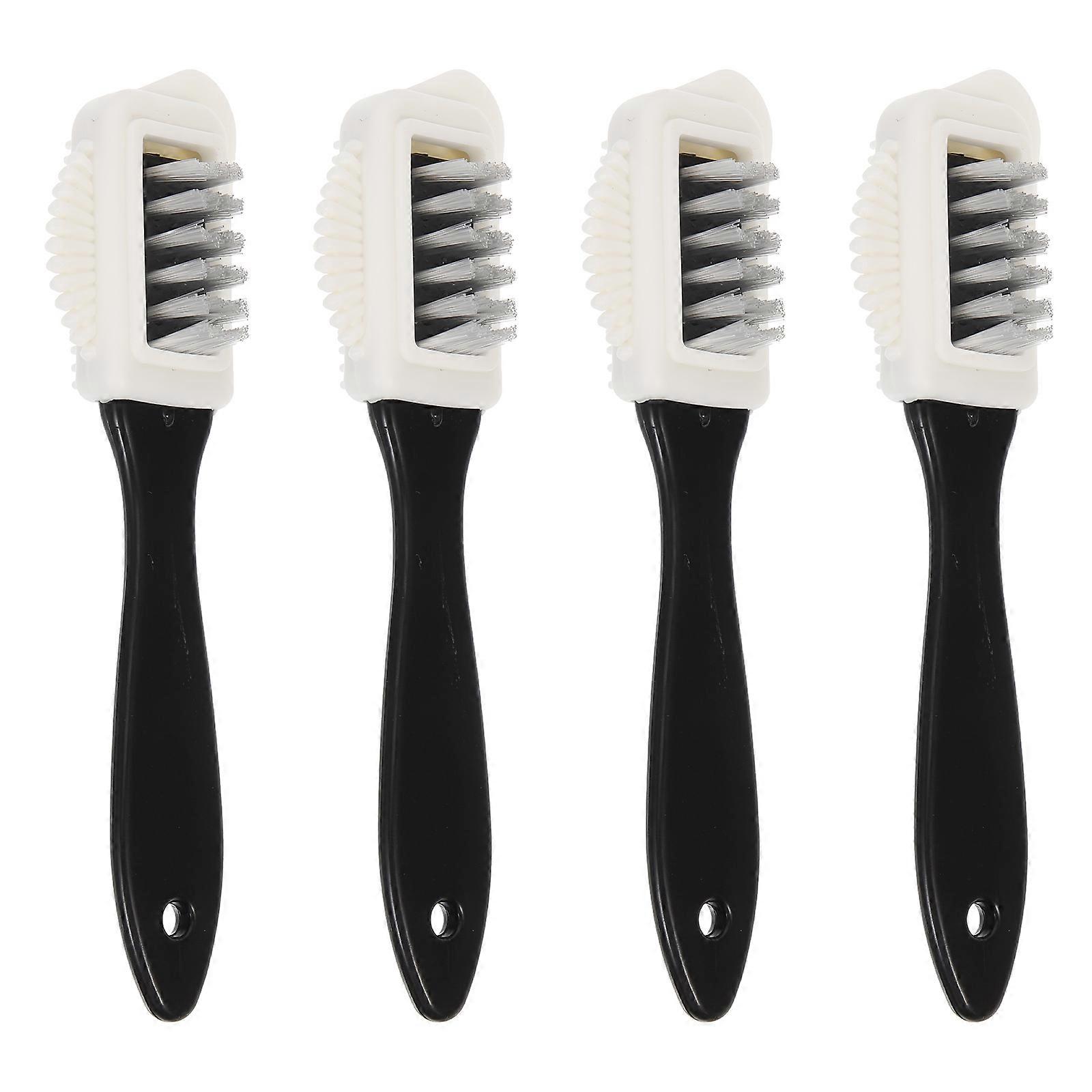 Shoes Cleaning Supply Three-Side Brush For Home Cleaning And Shoe Care 4Pcs