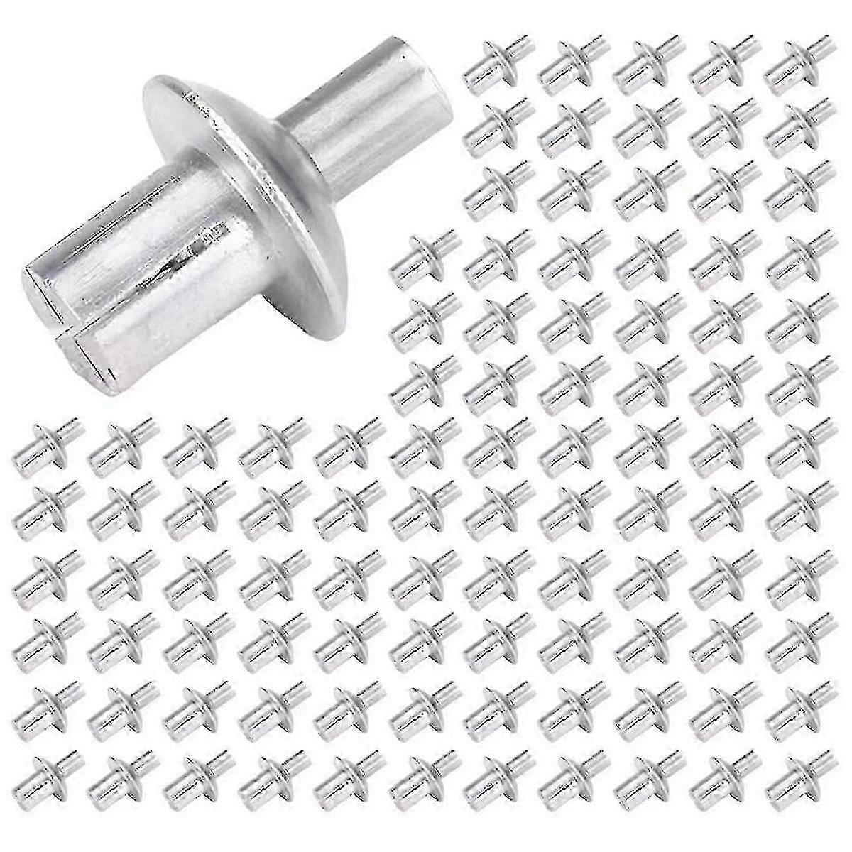 Round Head Solid Knock Type Expansion Aluminum Rivets - Durable Dome Head Rivets for Secure Fastening and Construction Use